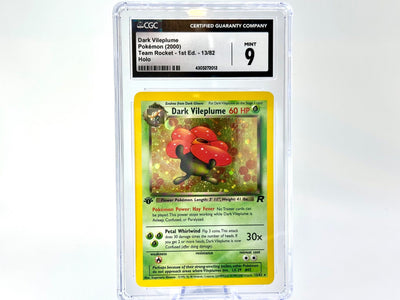 Graded 1st Edition - Dark Vileplume - Team Rocket - 9 Mint CGC
