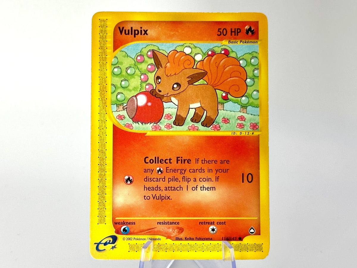 Vulpix - Aquapolis [136/147] - 2003 WOTC - e-Reader – Hollowlog Cards