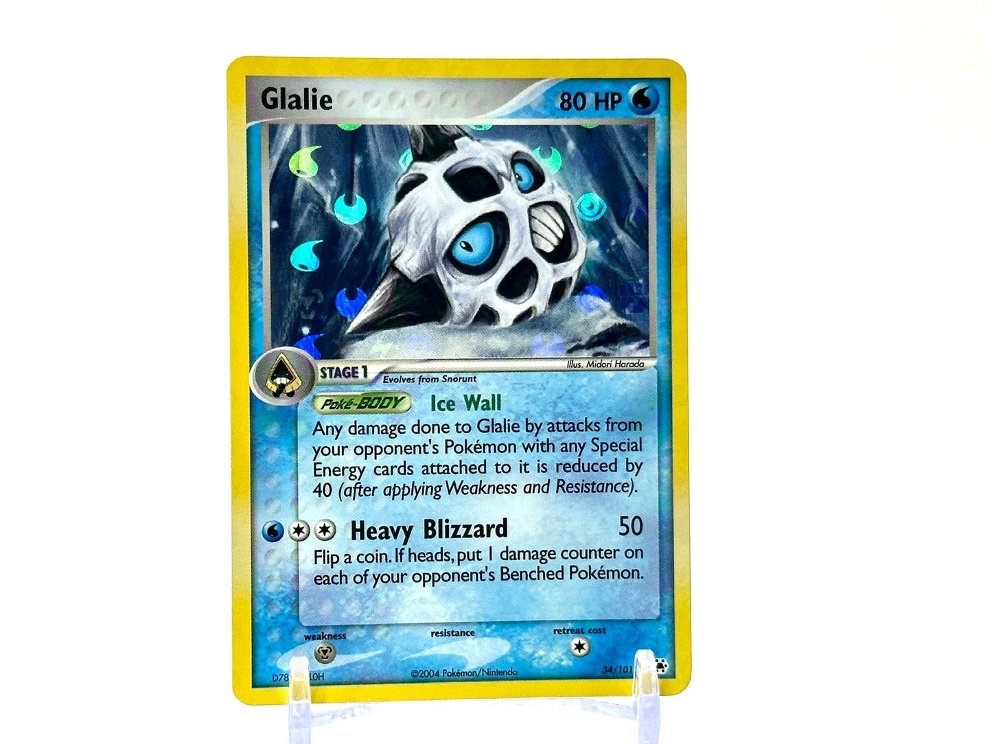 Glalie - HOLO EX Hidden Legends [34/101] - 2004 MidEra - Harada