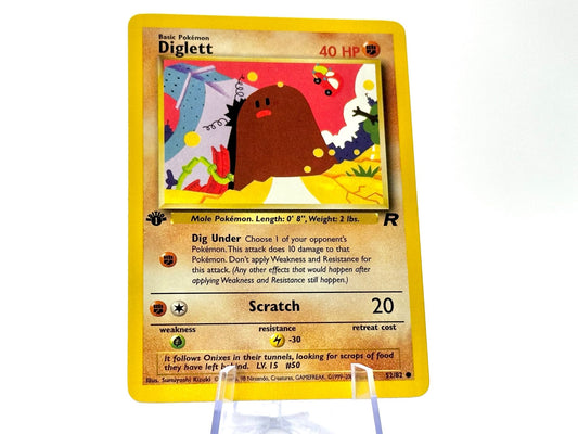 1st Edition - Diglett - Team Rocket [52/82] - 2000 WOTC - Kizuki