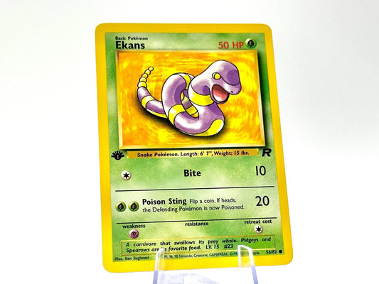 1st Edition - Ekans - Team Rocket [56/82] - 2000 WOTC - Sugimori