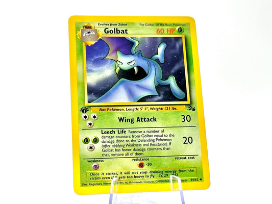 1st Edition - Golbat - Fossil [34/62] - 1999 WOTC - Himeno