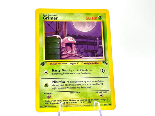 1st Edition - Grimer - Fossil [48/62] - 1999 WOTC - Arita