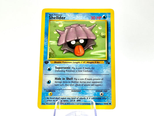1st Edition - Shellder - Fossil [54/62] - 1999 WOTC - Arita
