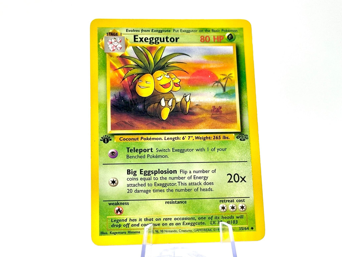 1st Edition - Exeggutor - Jungle [35/64] - 1999 WOTC - Himeno