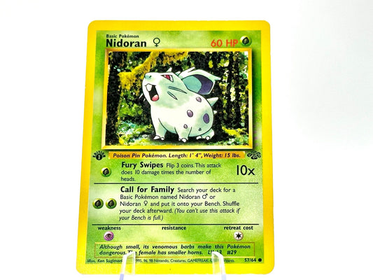 1st Edition - Nidoran? - Jungle [57/64] - 1999 WOTC - Sugimori