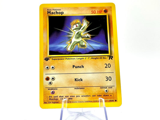 1st Edition - Machop - Team Rocket [53/82] - 2000 WOTC - Sugimori