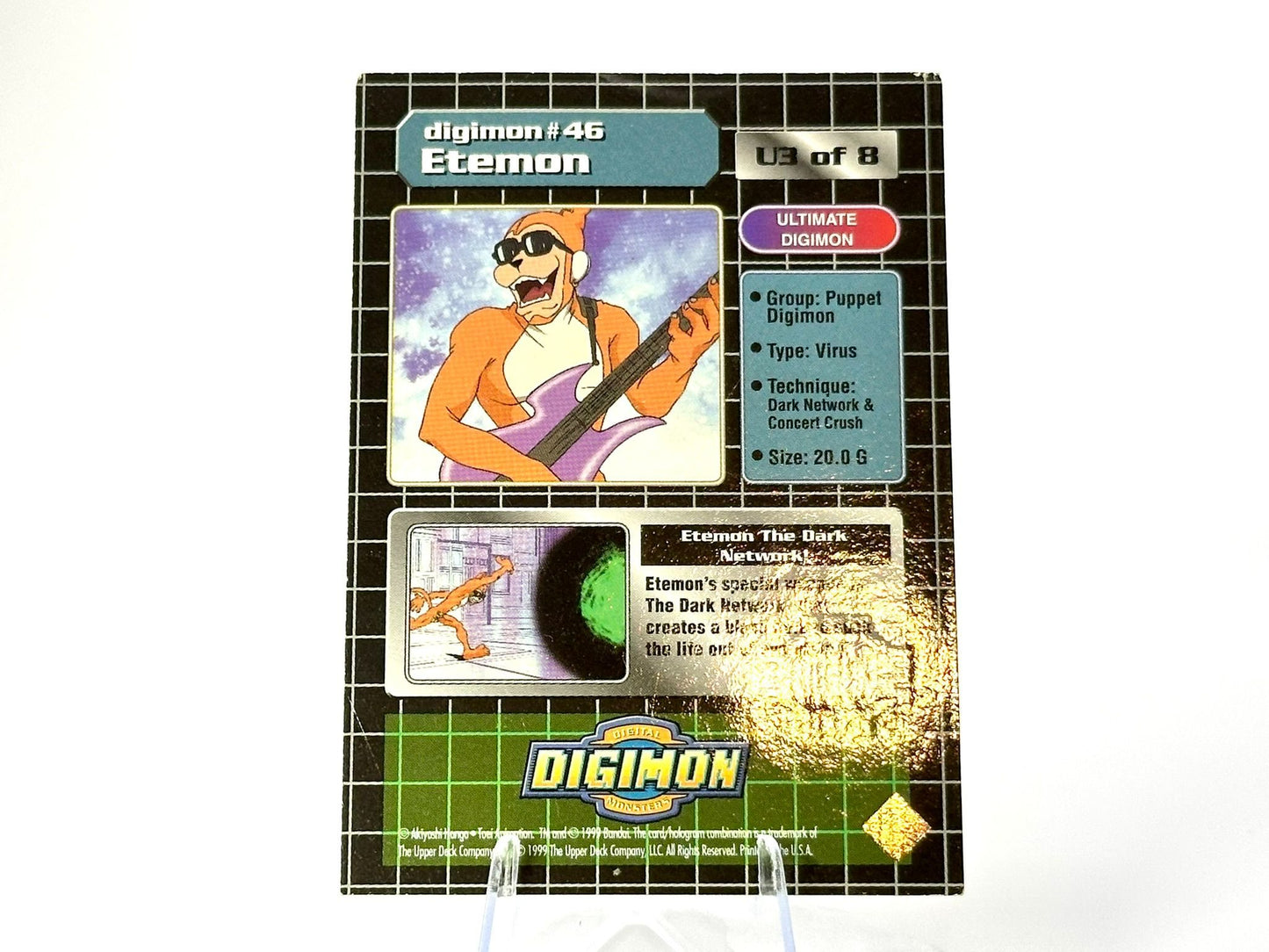 Etemon - HOLO Digimon #46 | Ultimate Chase U3 of 8 | Bandai Upper Deck 1999