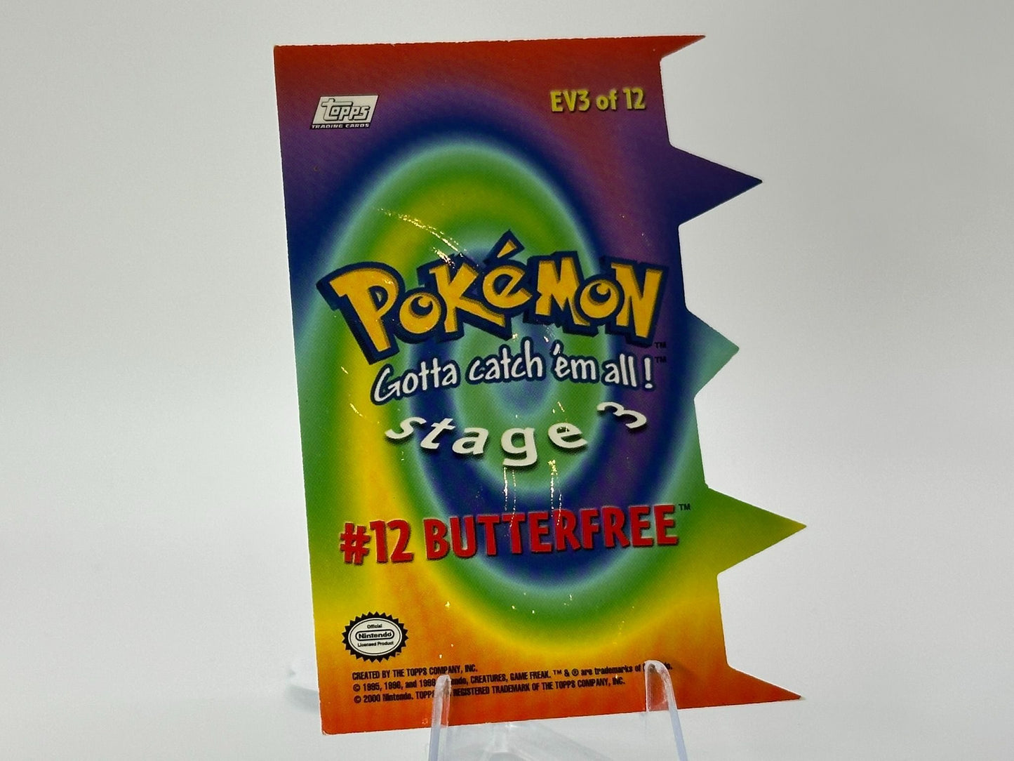 Butterfree - Topps Die-Cut - 1999 WOTC