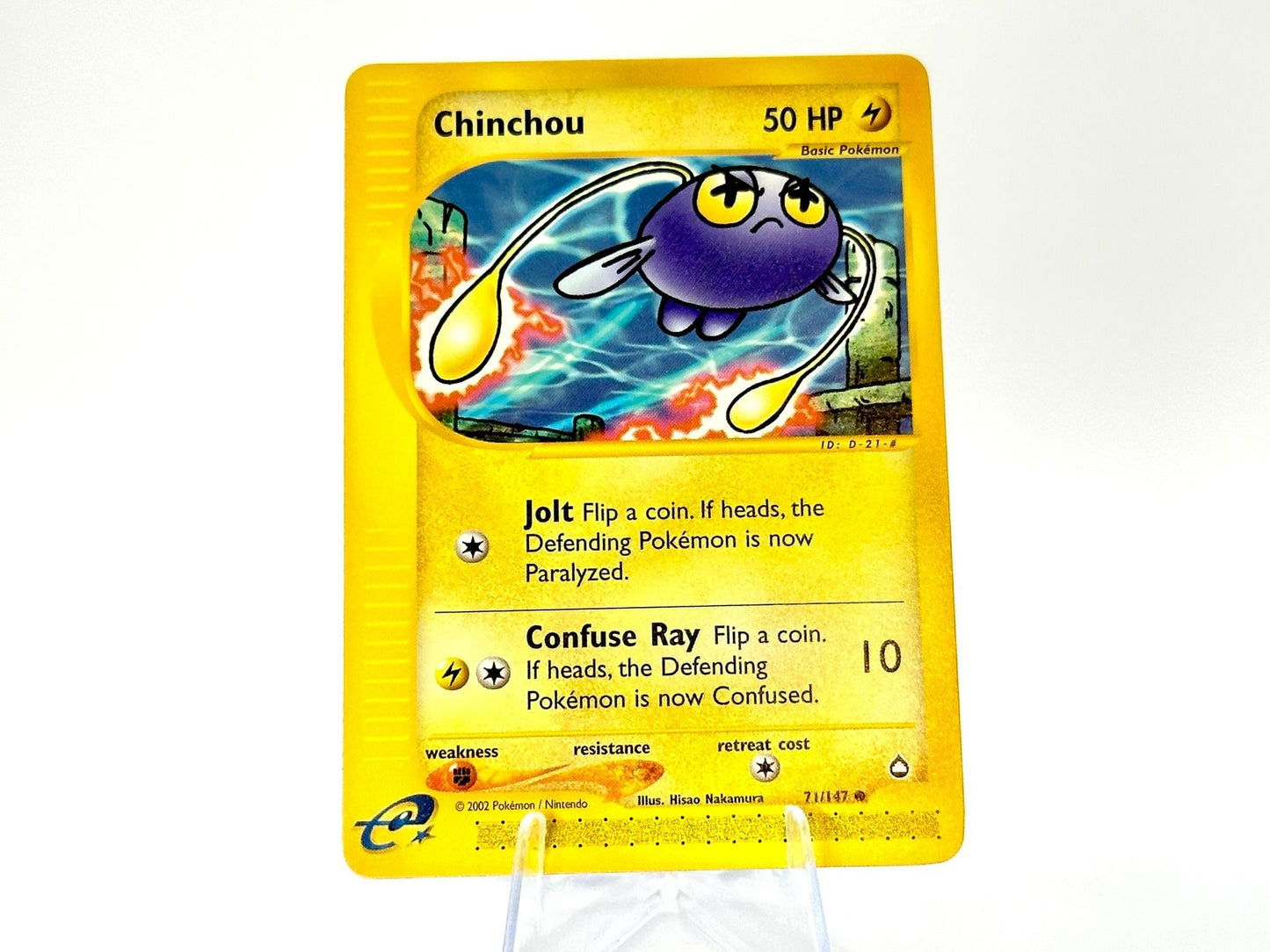 Chinchou - Aquapolis [71/147] - 2002 WOTC - e-Reader - Nakamura