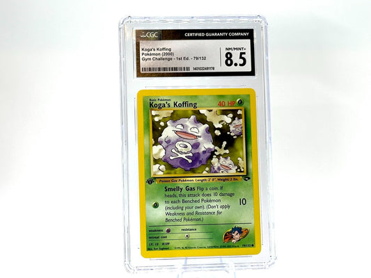 Graded - 1st Edition - Koga's Koffing - Gym Challenge [79/132] - 2000 WOTC -