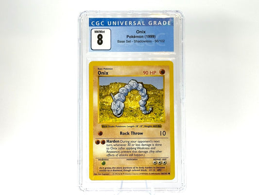 Graded - Onix - Base Set Shadowless [56/102] - 1999 WOTC - Sugimori