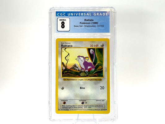 Graded - Rattata - Base Set Shadowless [61/102] - 1999 WOTC - Arita