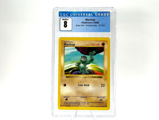 Graded - Machop - Base Set Shadowless [52/102] - 1999 WOTC - Arita