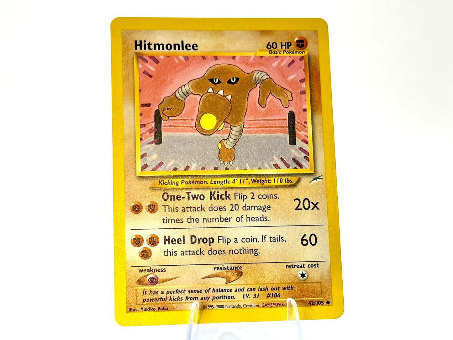 Hitmonlee - Neo Destiny [42/105] - 2000 WOTC - Baba