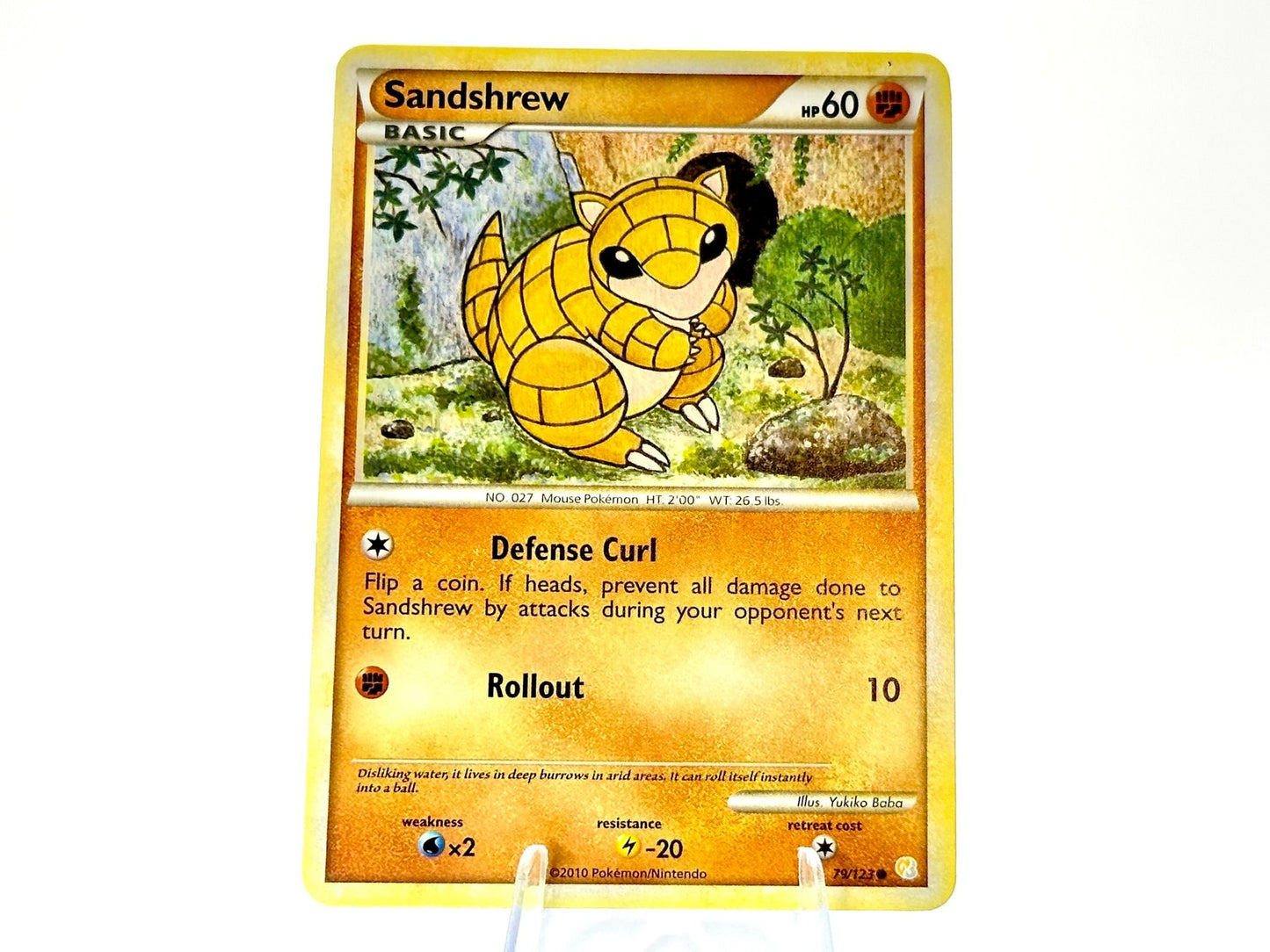 Sandshrew - HeartGold & SoulSilver [79/123] - 2010 MidEra - Baba