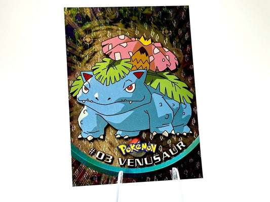 Venusaur - DIAMOND GLASS FOIL- RARE [03] - Topps - 1999 - Vintage