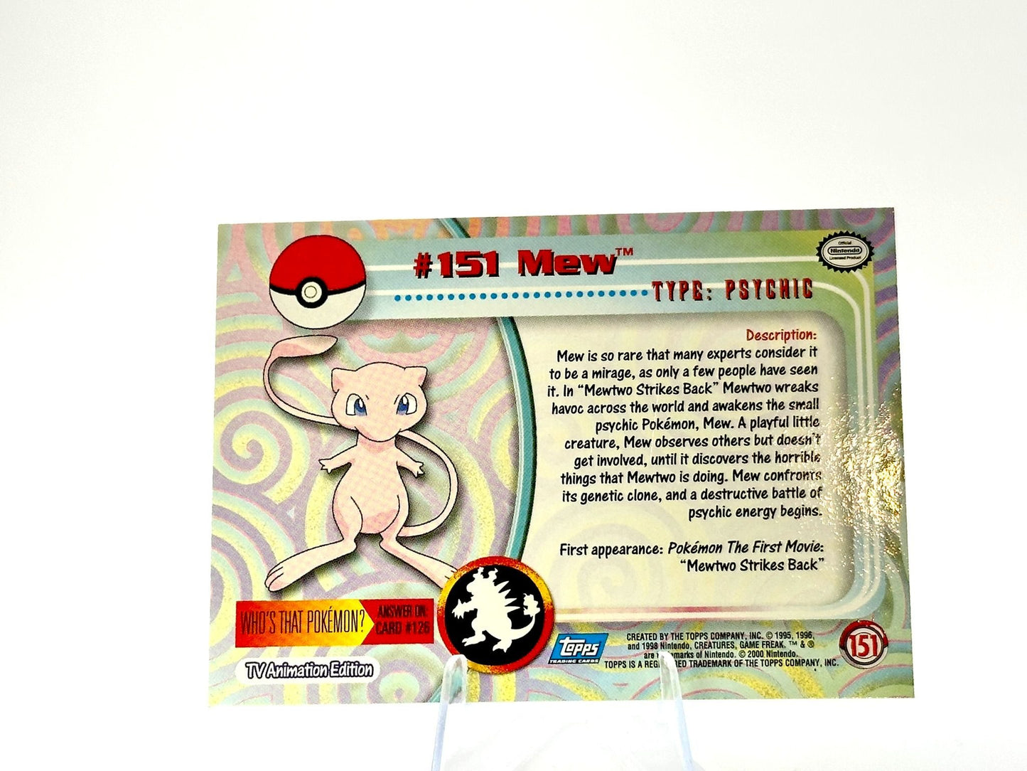 Mew - [151] - Topps - 1999 - Vintage