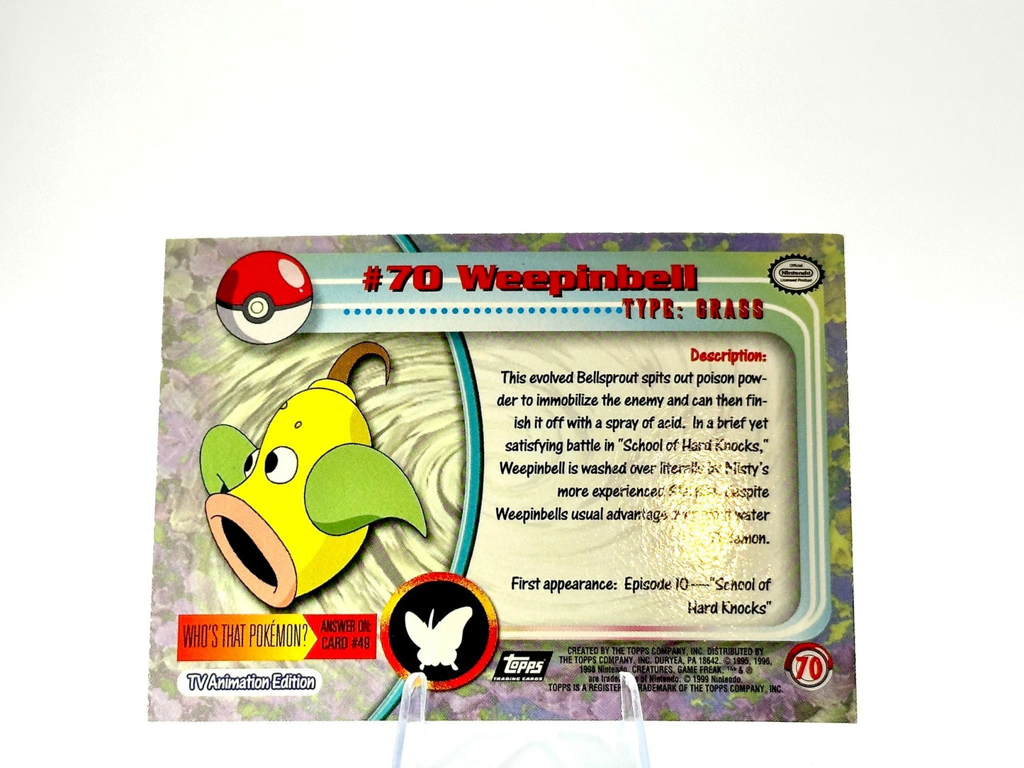 Weepinbell - DIAMOND GLASS HOLO [70] - Topps - 1999 - Vintage