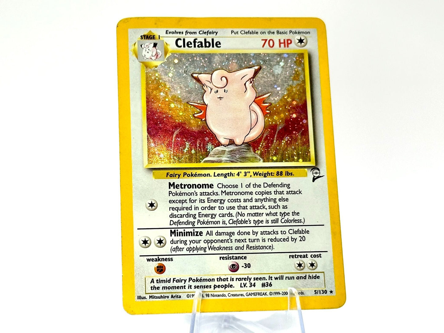 Clefable HOLO - Base Set 2 [5/130] - 2000 WOTC - Arita