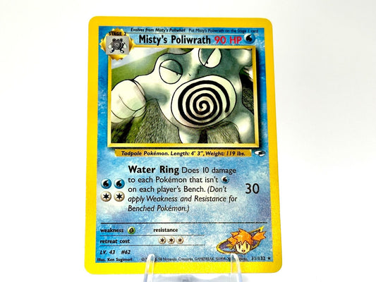 Misty's Poliwrath - Gym Heroes [31/132] - 2000 WOTC - Sugimori