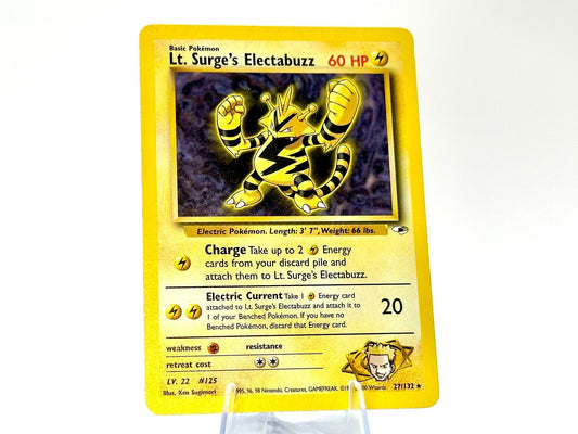 Lt. Surge's Electabuzz - Gym Heroes [27/132] - 2000 WOTC - Sugimori