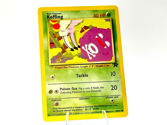 Koffing - Team Rocket [58/82] - 2000 WOTC - Kizuki