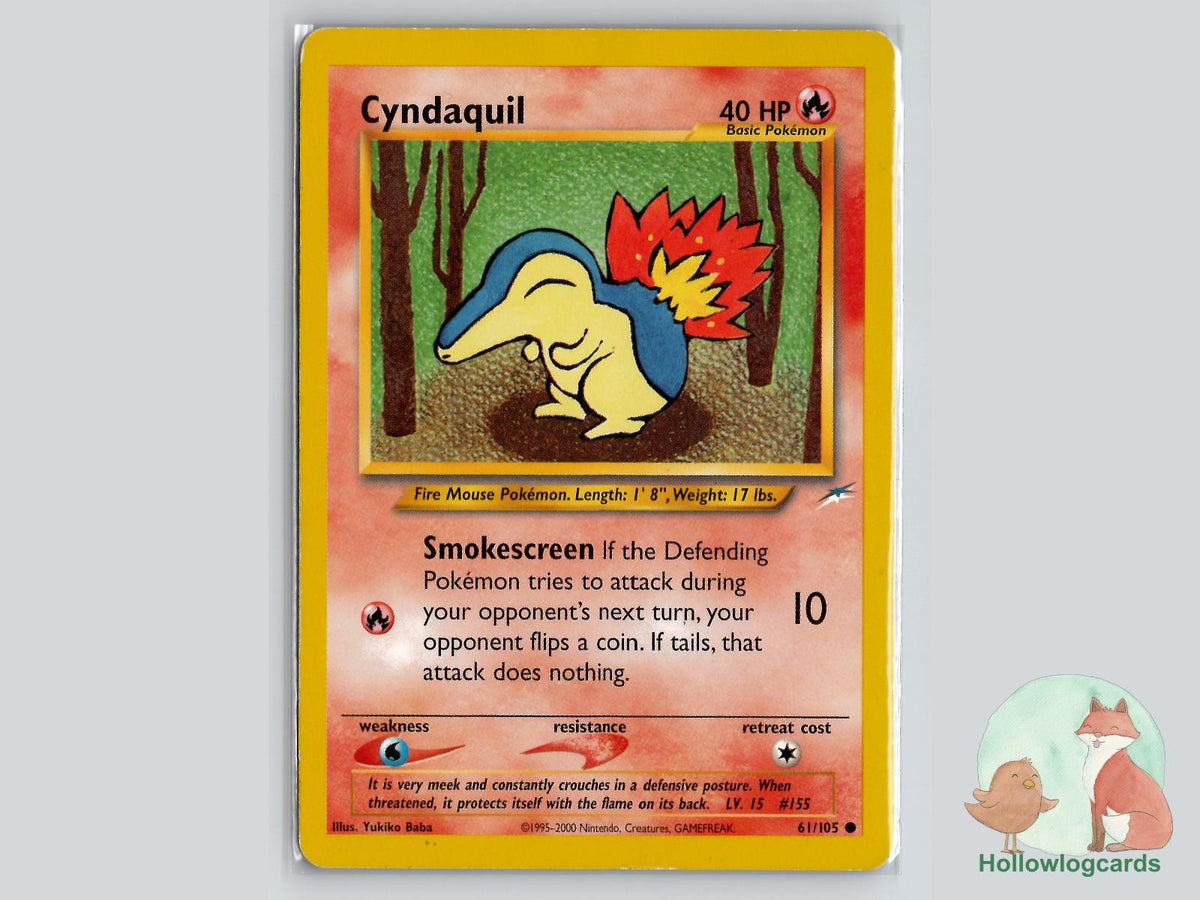 Cyndaquil (61/105) - Neo Destiny Pokémon Card