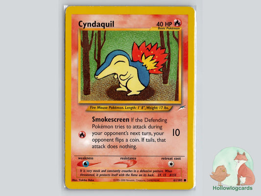 Cyndaquil (61/105) - Neo Destiny Pokémon Card