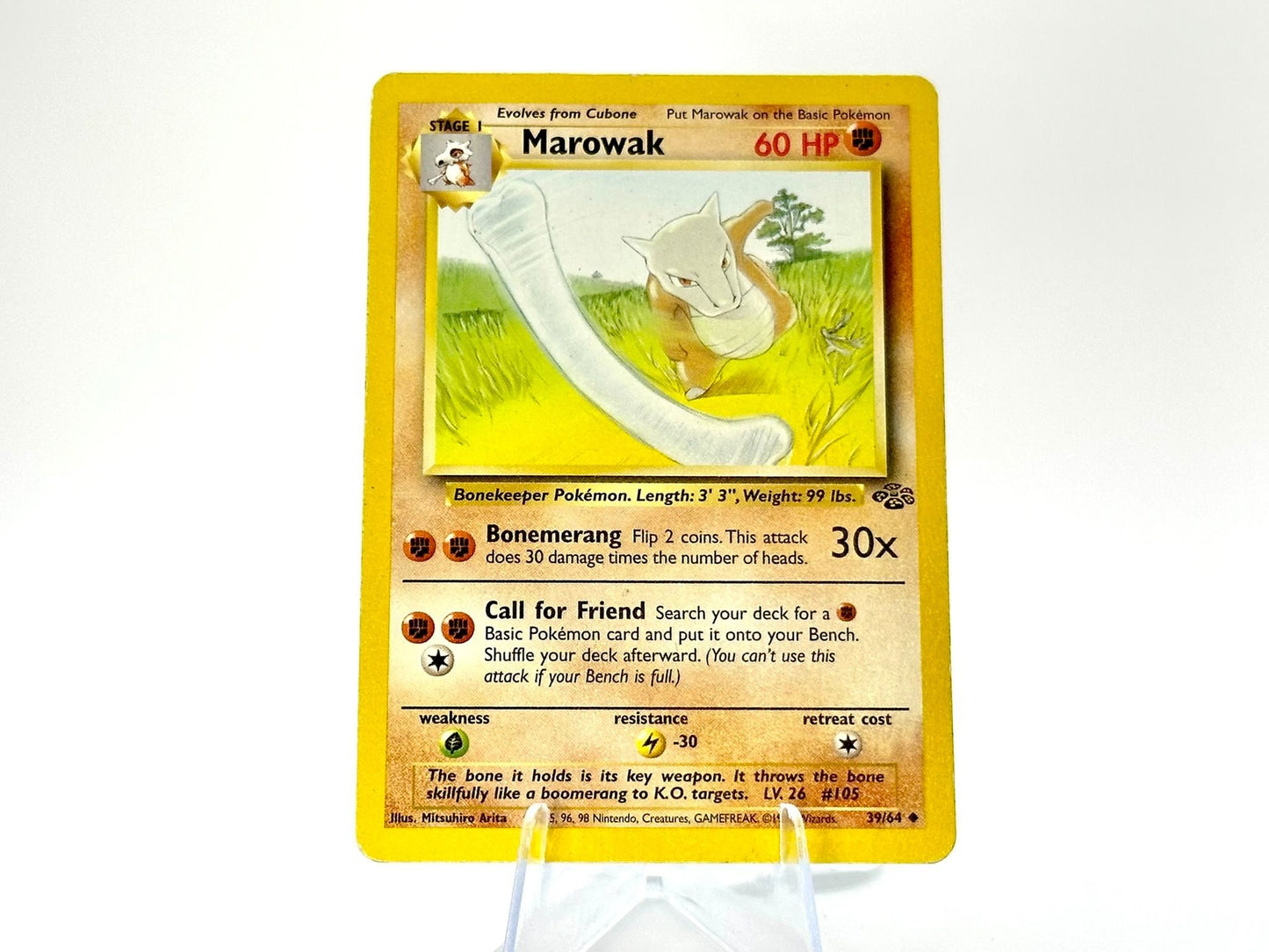 Marowak - Jungle [39/64] - 1999 WOTC - Mitsuhiro Arita