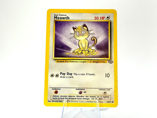 Meowth - Jungle [56/64] - 1999 WOTC - Mitsuhiro Arita