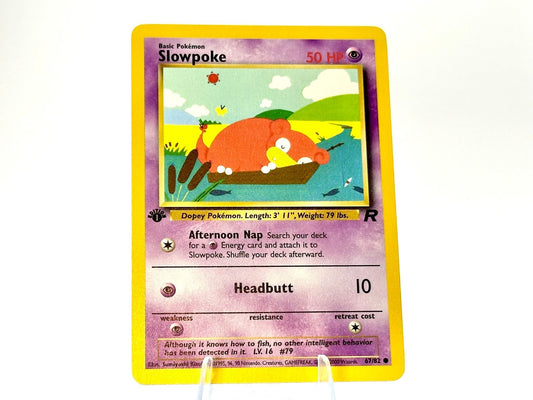 1st Edition - Slowpoke - Team Rocket [67/82] - 2000 WOTC - Headbutt