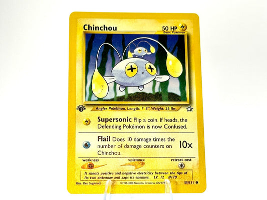 1st Edition - Chinchou - Neo Genesis [55/111] - 2000 WOTC - Sugimori
