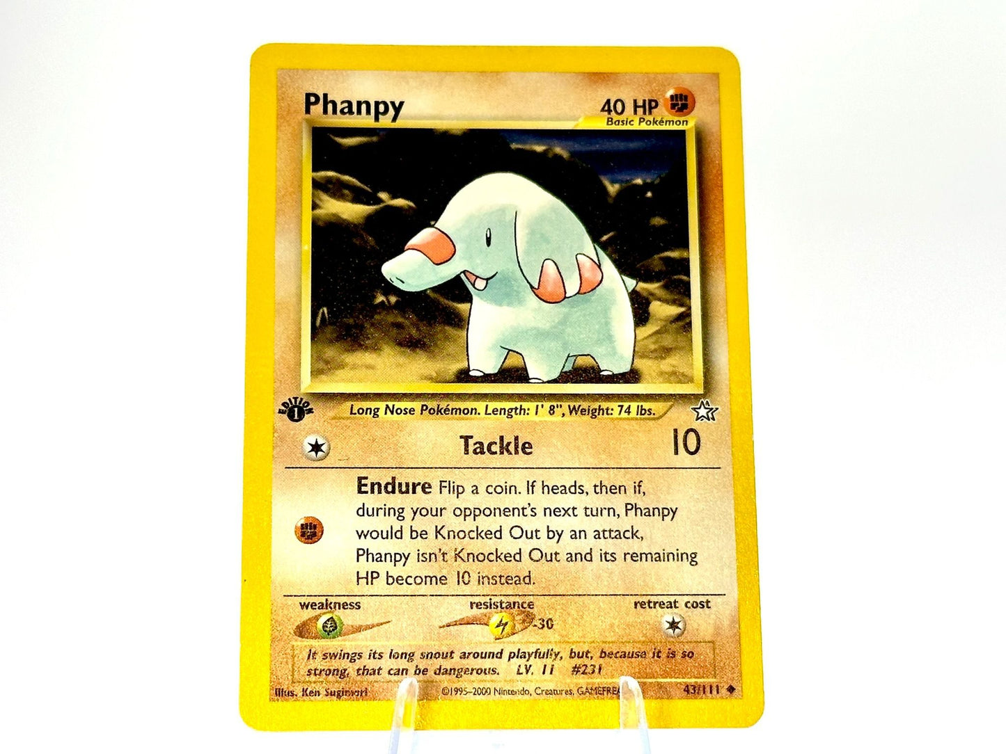 1st Edition - Phanpy - Neo Genesis [43/111] - 2000 WOTC - Sugimori