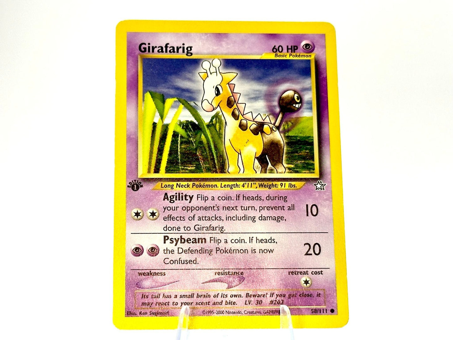 1st Edition - Girafarig - Neo Genesis [38/111] - 2000 WOTC - Sugimori