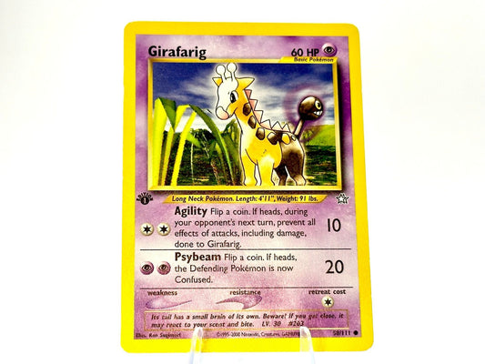 1st Edition - Girafarig - Neo Genesis [38/111] - 2000 WOTC - Sugimori