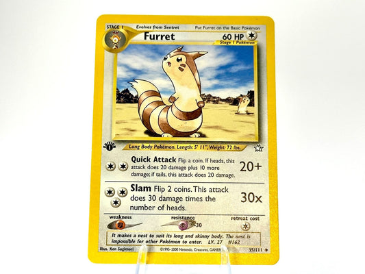 1st Edition - Furret - Neo Genesis [35/111] - 2000 WOTC - Sugimori
