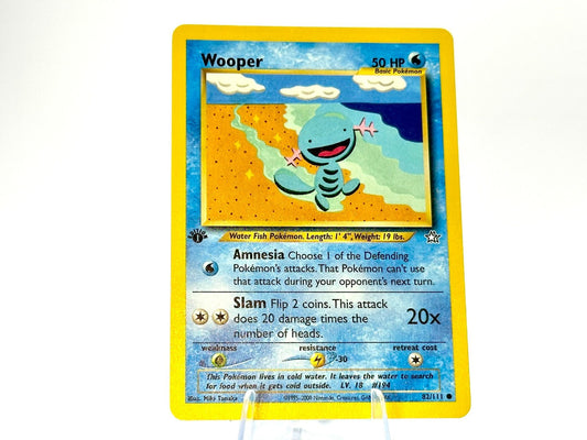 1st Edition - Wooper - Neo Genesis [82/111] - 2000 WOTC - Tanaka
