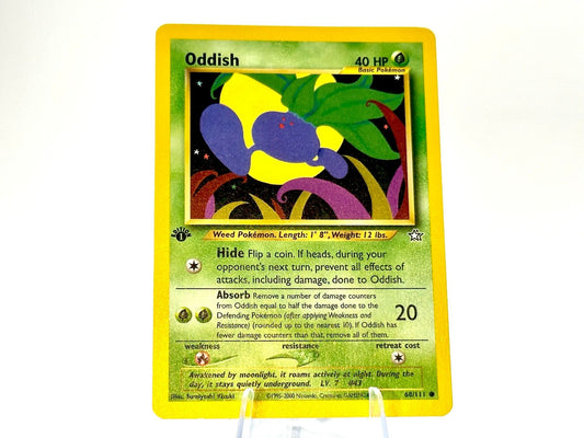 1st Edition - Oddish - Neo Genesis [68/111] - 2000 WOTC - Ikuzuki