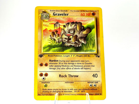 1st Edition - Graveler - Fossil [37/62] - 1999 WOTC - Himeno