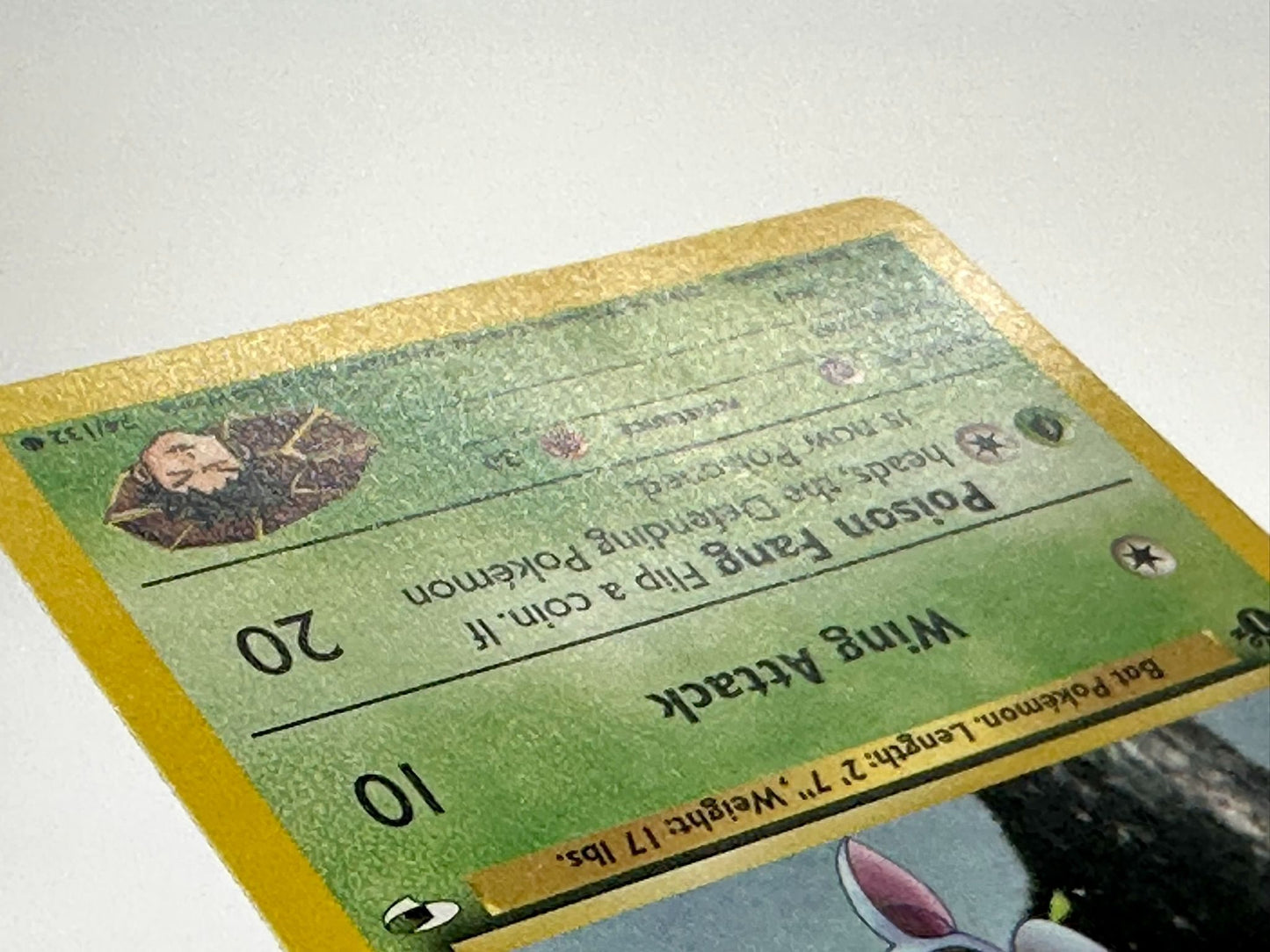 1st Edition - Brock’s Zubat - Gym Heroes [74/132] - 2000 WOTC - Nishid