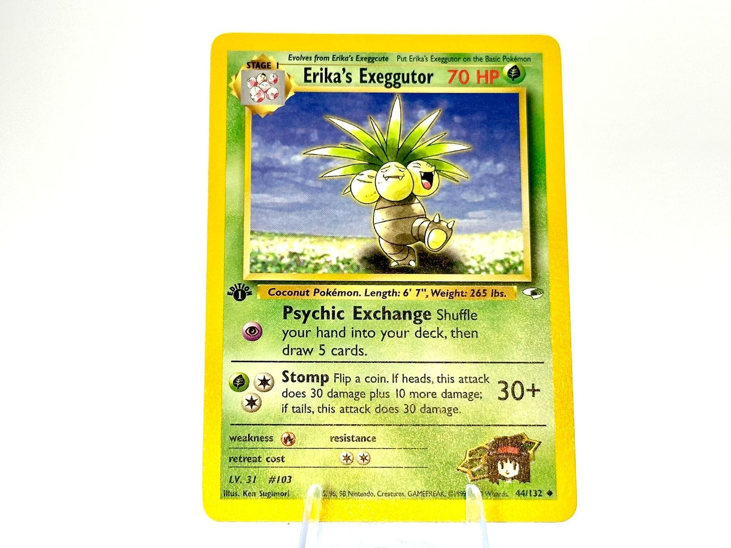 1st Edition - Erika’s Exeggutor - Gym Heroes [44/132] - 2000 WOTC - Su