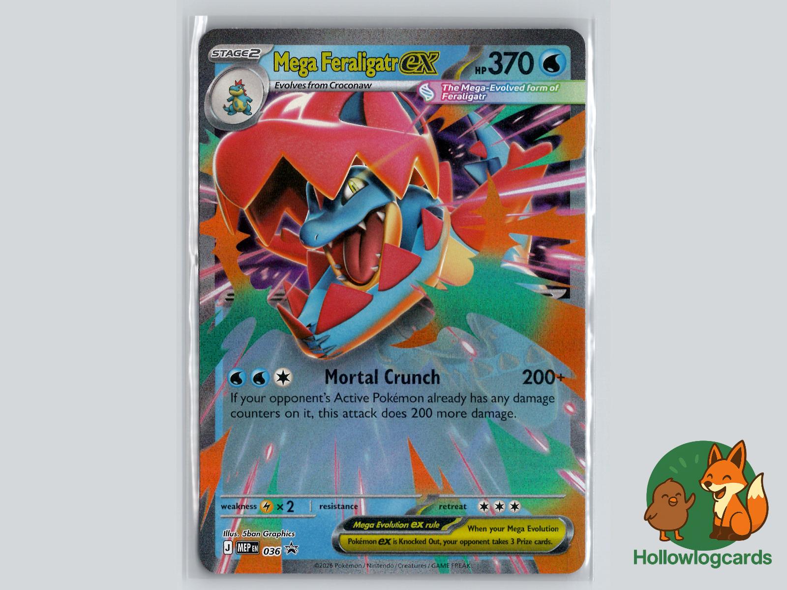 Mega Feraligatr ex (036) - Mega Evolution Pokémon Card