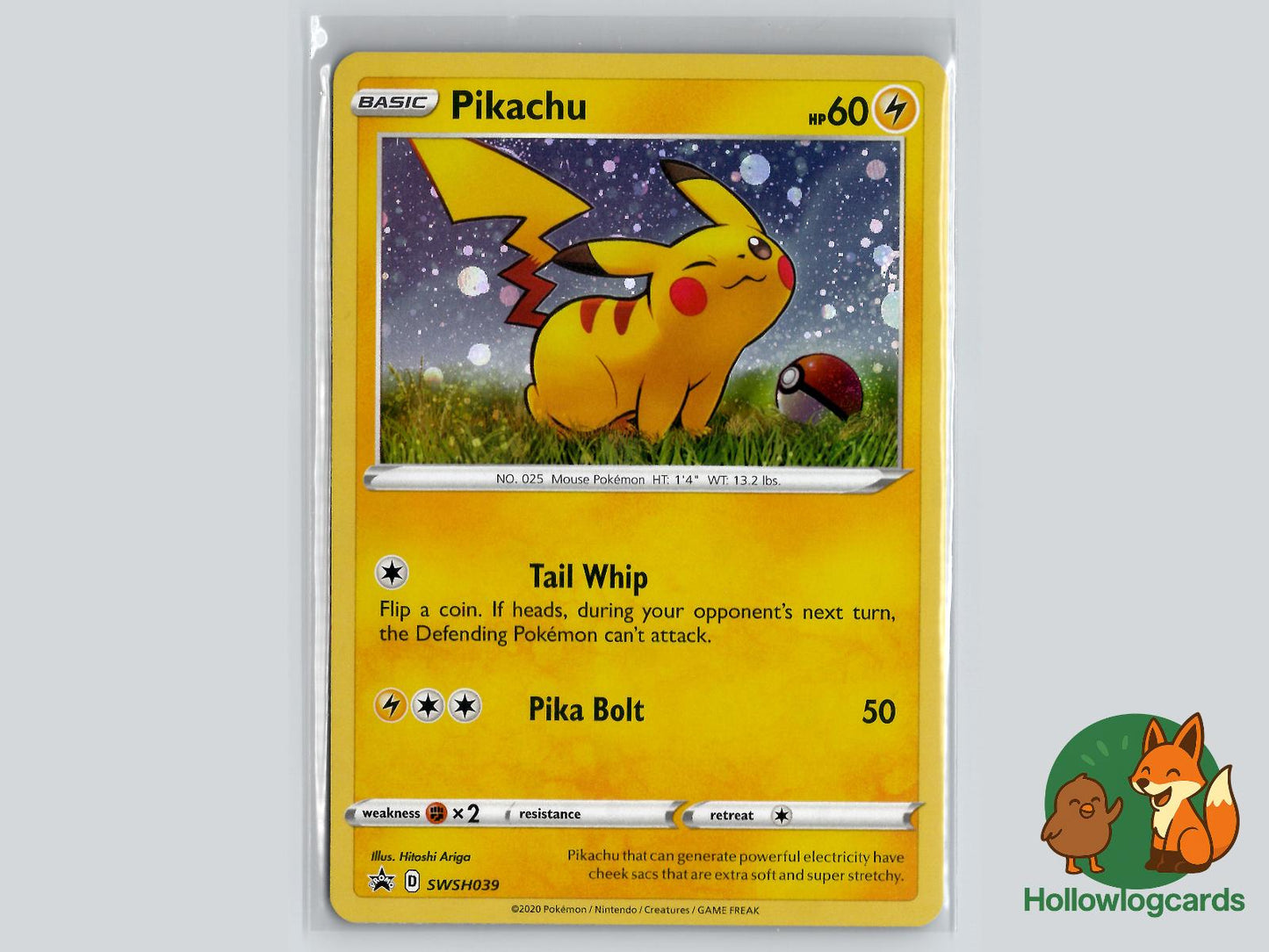 Pikachu (SWSH039) - Sword & Shield Pokémon Card