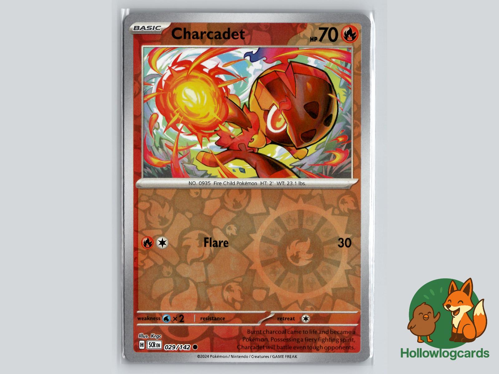 Charcadet (29/142) - Stellar Crown Pokémon Card