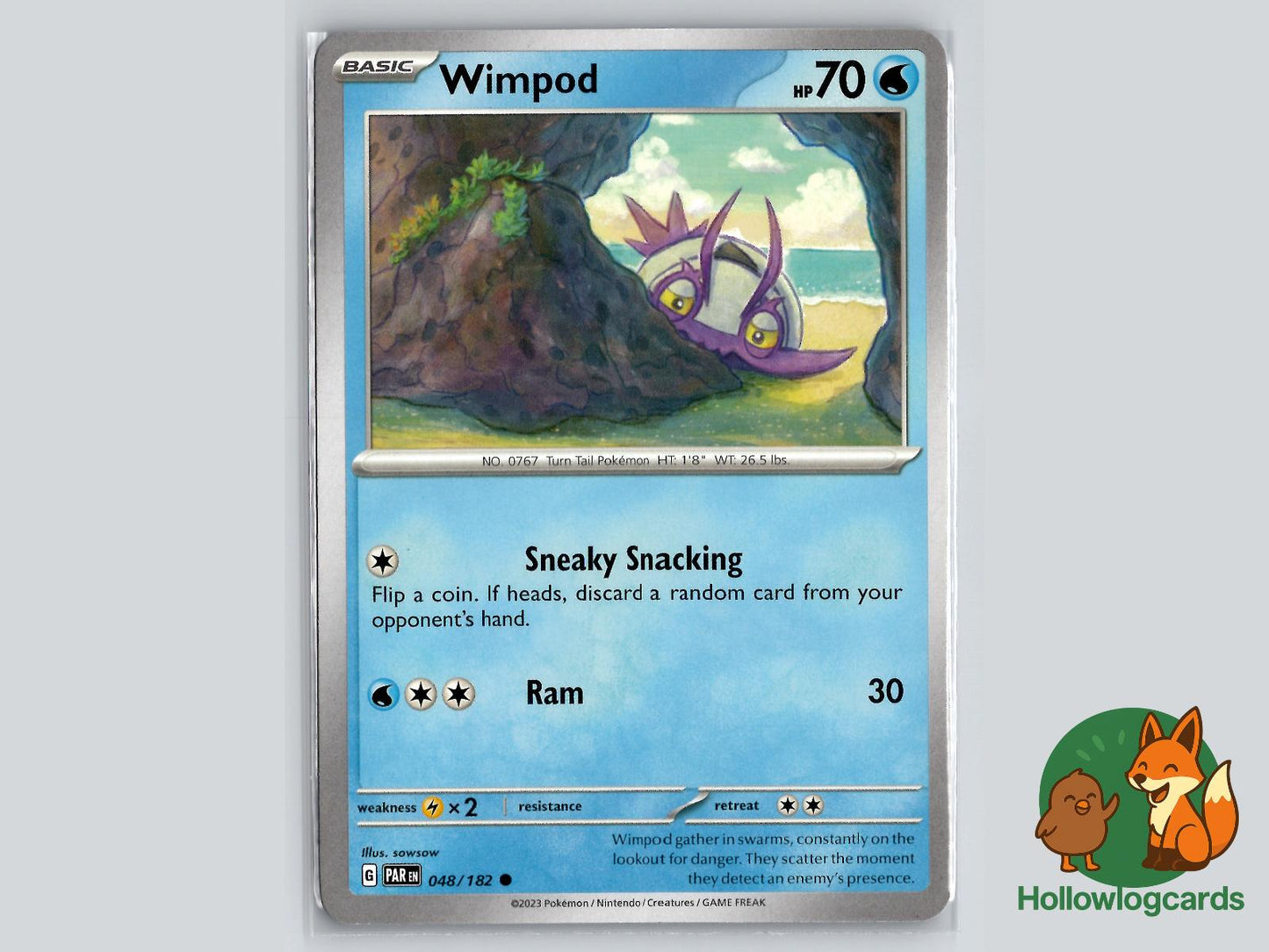 Wimpod (048/182) - Paradox Rift Pokémon Card