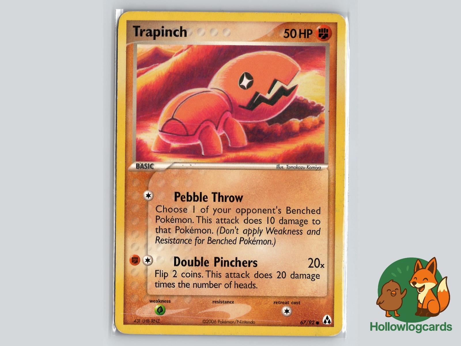 Trapinch (67/92) - Legend Maker Pokémon Card