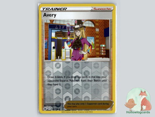 Avery (130/198) - Chilling Reign Pokémon Card