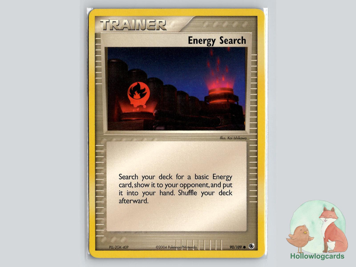 Energy Search (90/109) - Ruby & Sapphire Pokémon Card