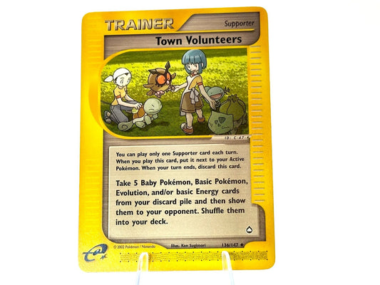 Town Volunteers - Bulbasaur Squirtle - Aquapolis [136/147] - e-Reader